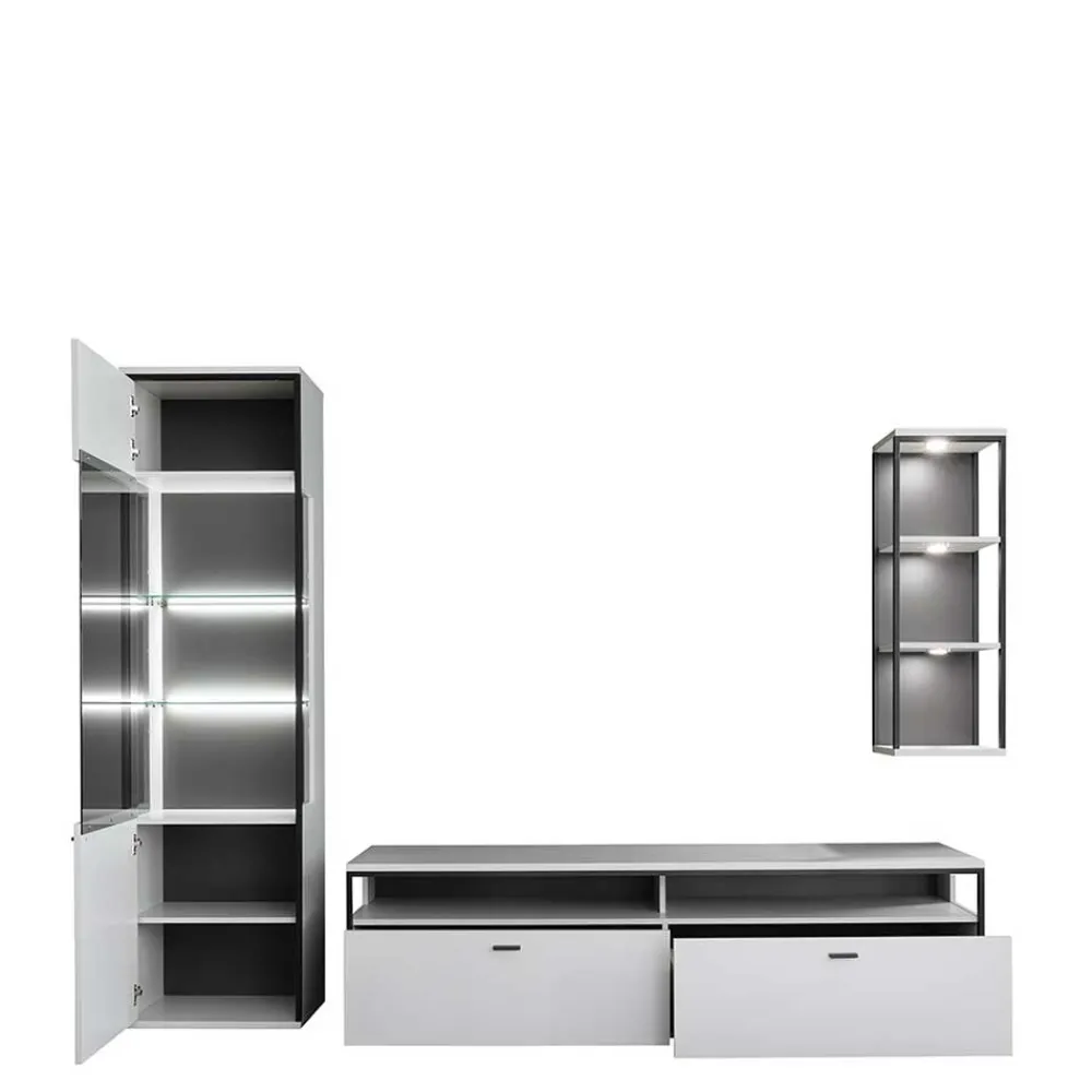 Wohnen TV-Wohnwandmöbel Kombination - Loazin (dreiteilig)