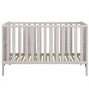 Wohnen Kindermöbel|Babybetten*Umbaubares Kinderbett in Hellgrau - Afilon