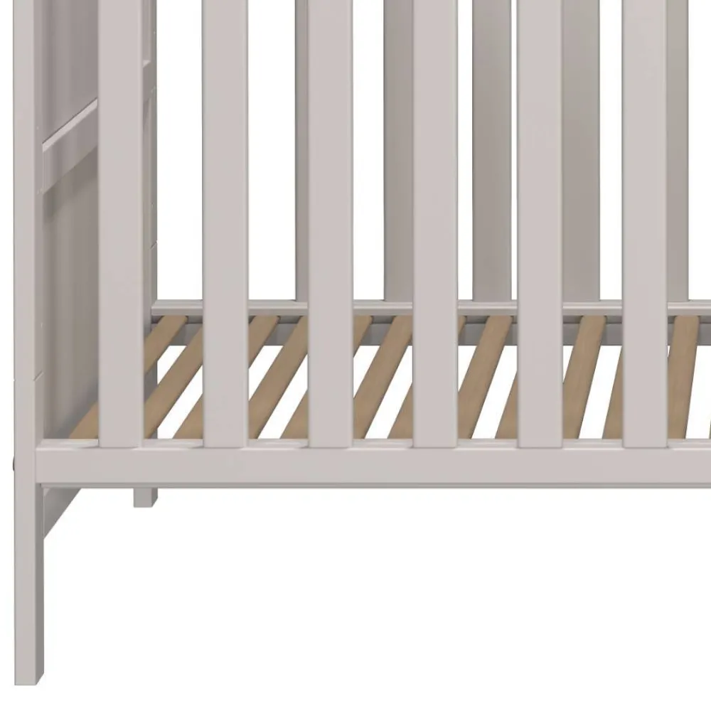 Wohnen Kindermöbel|Babybetten*Umbaubares Kinderbett in Hellgrau - Afilon