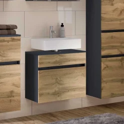 Wohnen Unterbecken Schrank für Stand- & Wandmontage - Endely