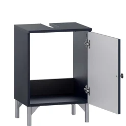 Wohnen Unterbeckenschrank in Dunkelblau - Canyon