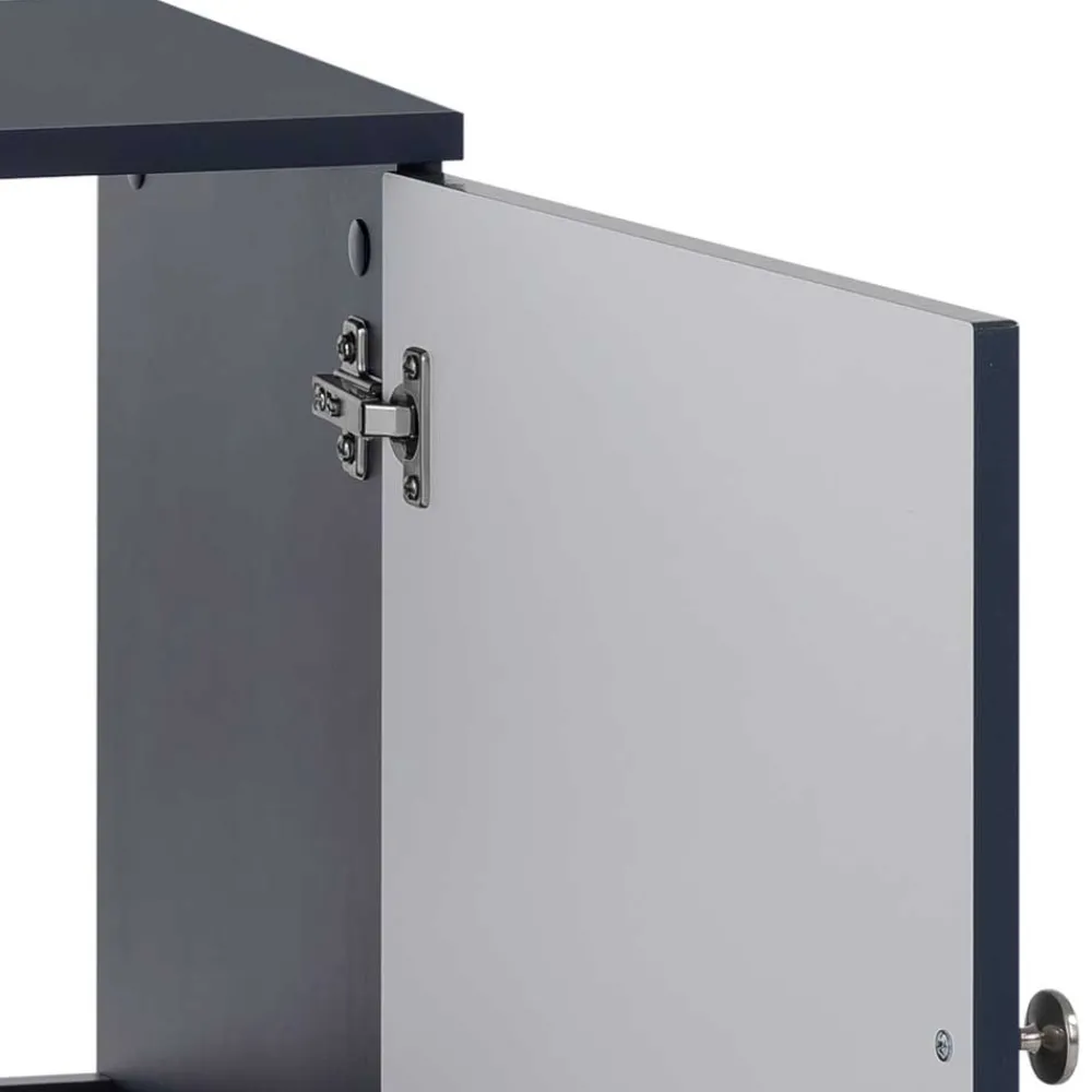 Wohnen Unterbeckenschrank in Dunkelblau - Canyon