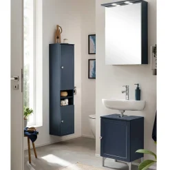 Wohnen Unterbeckenschrank in Dunkelblau - Canyon