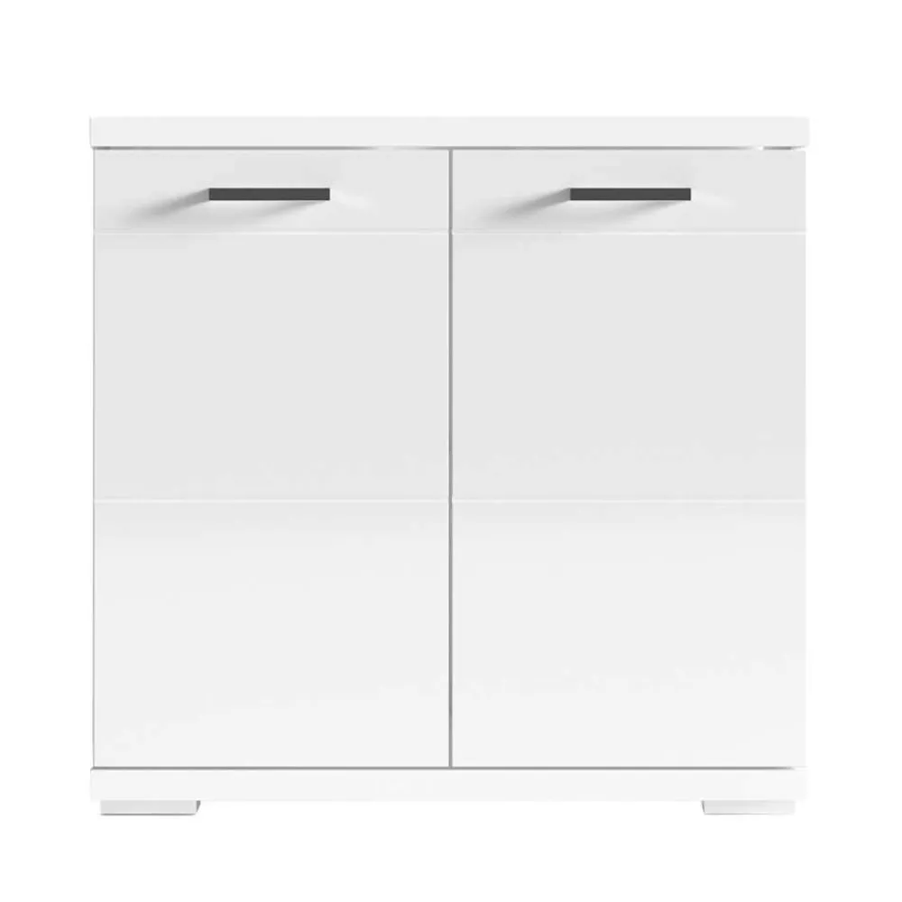 Wohnen Waschtisch|Waschbeckenunterschränke*Unterbeckenschrank in Weiß - 2-türig - Fieston