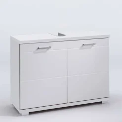 Wohnen Waschtisch|Waschbeckenunterschränke*Unterbeckenschrank in Weiß - 2-türig - Fieston