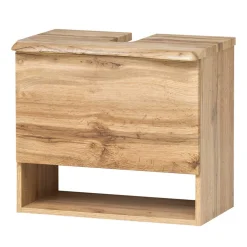 Wohnen Waschtisch|Waschbeckenunterschränke*Unterbeckenschrank mit Baumkante Holzdekor - Tofias
