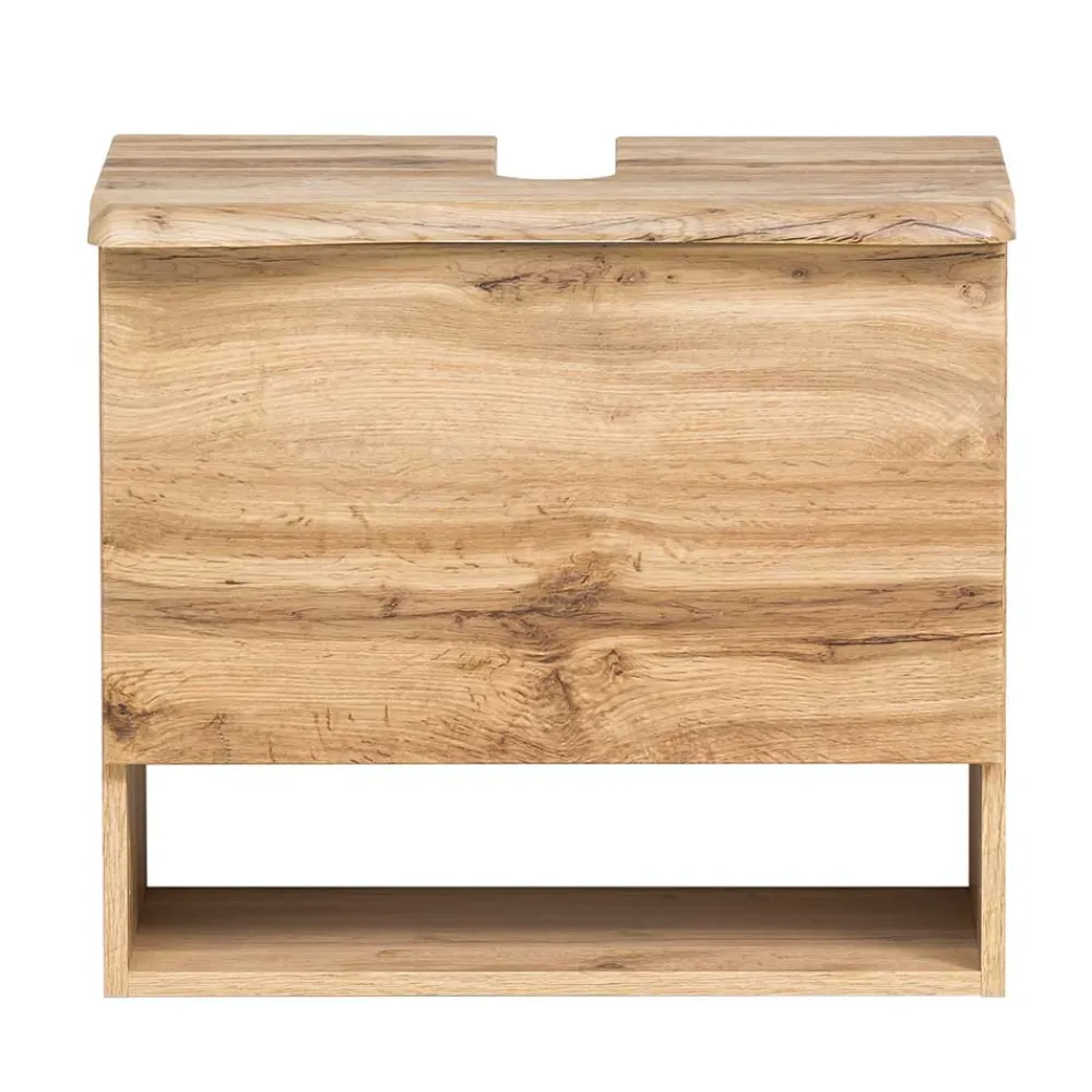 Wohnen Waschtisch|Waschbeckenunterschränke*Unterbeckenschrank mit Baumkante Holzdekor - Tofias