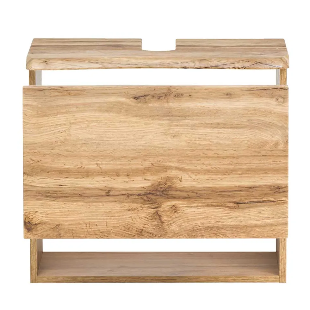 Wohnen Waschtisch|Waschbeckenunterschränke*Unterbeckenschrank mit Baumkante Holzdekor - Tofias