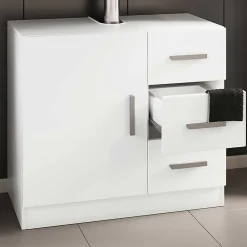 Wohnen Unterbeckenschrank mit drei Schubladen und Tür - Gransov