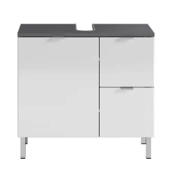 Wohnen Unterbeckenschrank mit zwei Schubladen & Tür - Otrus