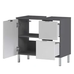 Wohnen Unterbeckenschrank mit zwei Schubladen & Tür - Otrus