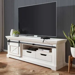 Wohnen Unterschrank für TV mit Schiebetür - Kuito