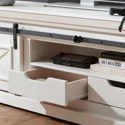 Wohnen Unterschrank für TV mit Schiebetür - Kuito