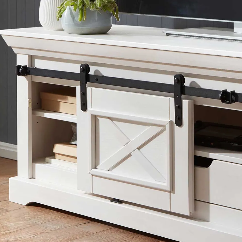 Wohnen Unterschrank für TV mit Schiebetür - Kuito