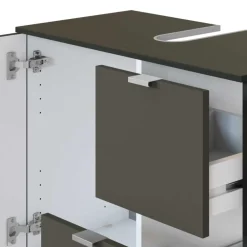 Wohnen Waschtisch|Waschbeckenunterschränke*Unterschrank für Waschbecken mit 2 Schubladen & Tür - Jaenda