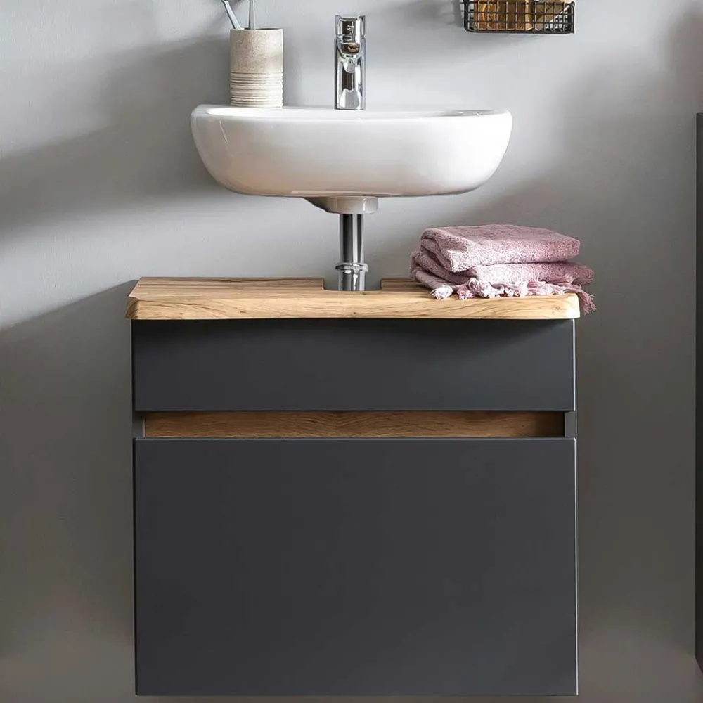 Wohnen Unterschrank für Waschbecken in Wildeiche - Agiruan
