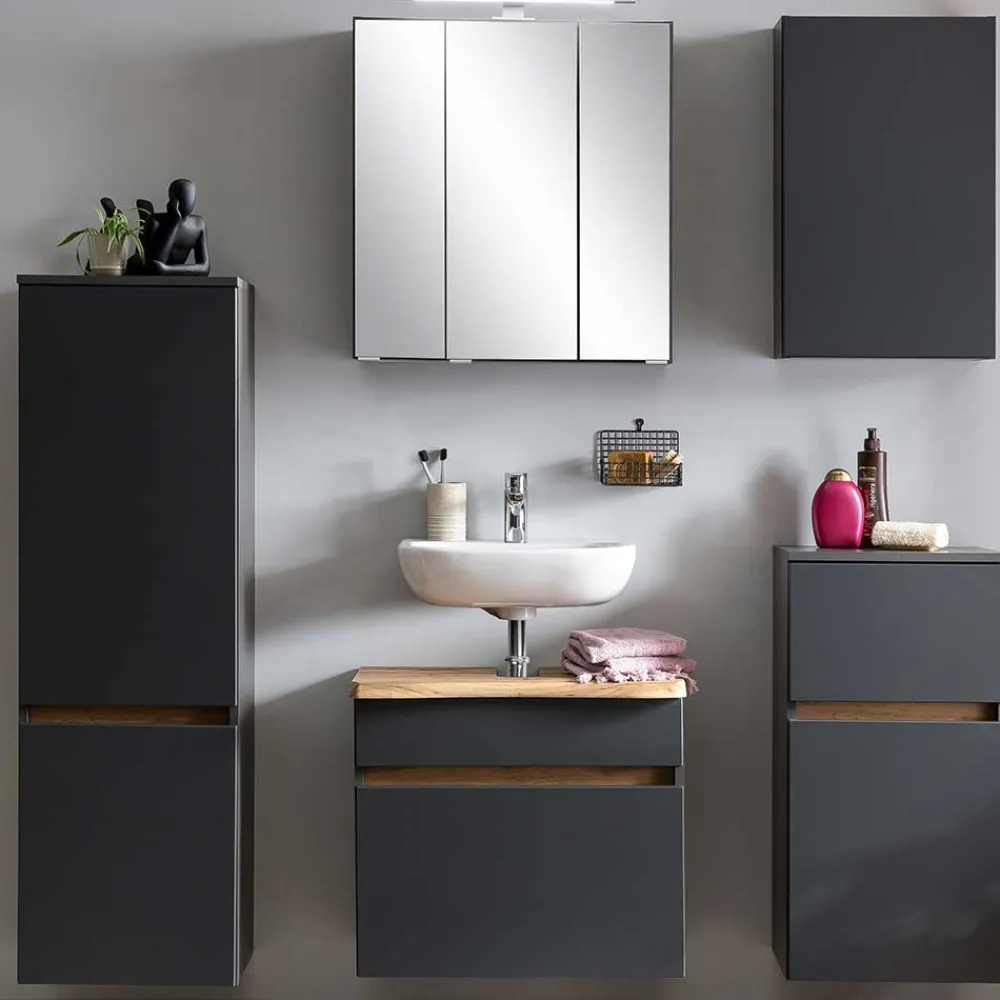 Wohnen Unterschrank für Waschbecken in Wildeiche - Agiruan