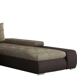 Wohnen U-Schlafcouch in Beige und Dunkelbraun - Driften