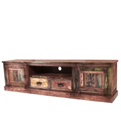 Wohnen Tv & Hifi-Möbel|Tv & Hifi-Möbel*Used Look TV Board aus Altholz Jamaica im Shabby Chic