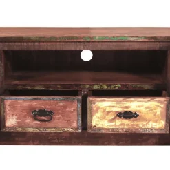 Wohnen Tv & Hifi-Möbel|Tv & Hifi-Möbel*Used Look TV Board aus Altholz Jamaica im Shabby Chic