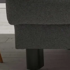 Wohnen Betten|Betten*Velours Bettcouch in Grau - Daylight