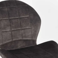 Wohnen Velours Esstischstuhl in Anthrazit - Macereta (2er Set)