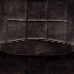 Wohnen Velours Esstischstuhl in Anthrazit - Macereta (2er Set)