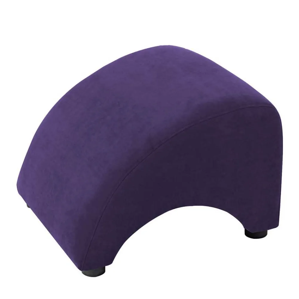 Wohnen Sessel & Hocker|Hocker*Velours Hocker in Violett - Cregorian