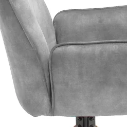 Wohnen Velours Küchenstuhl mit Armlehnen - Jeremy (2er Set)