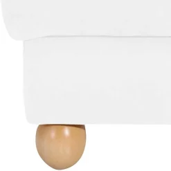 Wohnen Velours Ohrensessel in Cremeweiß - Clamps