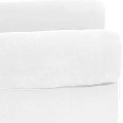 Wohnen Velours Ohrensessel in Cremeweiß - Clamps