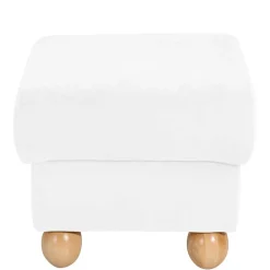 Wohnen Velours Ohrensessel in Cremeweiß - Clamps