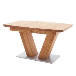 Wohnen Massivholzmöbel|Küchentische*Verlängerbarer Bootsdesign Tisch aus Wildeiche - Peng