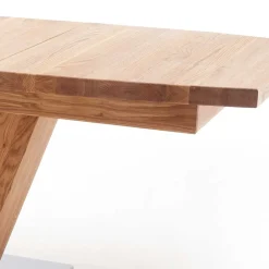 Wohnen Massivholzmöbel|Küchentische*Verlängerbarer Bootsdesign Tisch aus Wildeiche - Peng