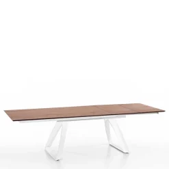 Wohnen Esszimmertische*Verlängerbarer Design Esstisch zweifarbig - Sanatate