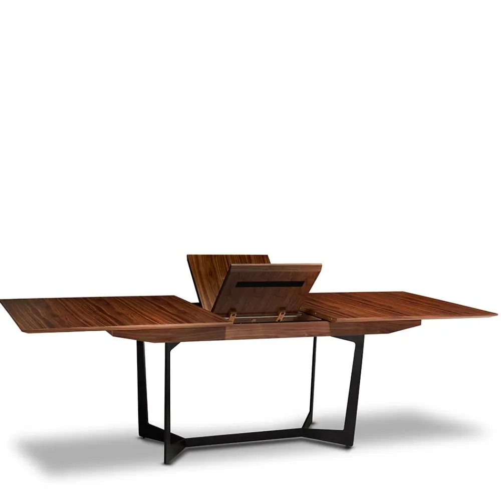 Wohnen Verlängerbarer Esstisch mit Auszug Butterfly - Eldrida