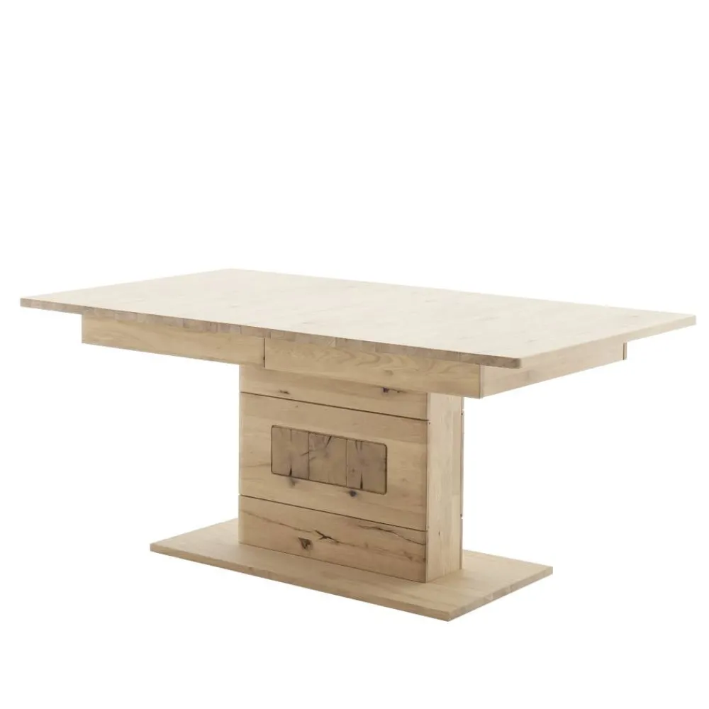 Wohnen Verlängerbarer Esszimmertisch teilmassiv - Losiamos