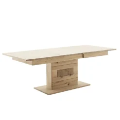 Wohnen Verlängerbarer Esszimmertisch teilmassiv - Losiamos