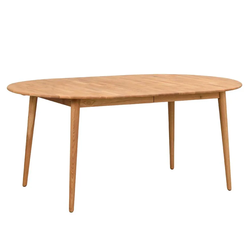 Wohnen Verlängerbarer Holztisch mit ovaler Platte - Julisch