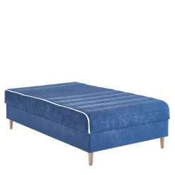 Wohnen Betten|Betten*Verstellbare Daybed Polsterliege in Blau Samt - Blackbird