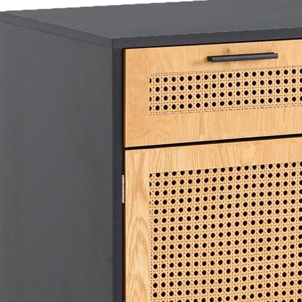 Wohnen Vertiko in Natur und Schwarz - Around