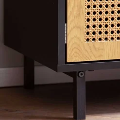 Wohnen Vertiko in Natur und Schwarz - Around