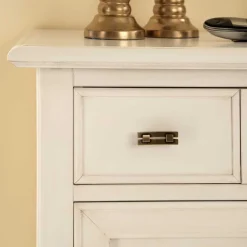 Wohnen Vertiko Kommode in Antikweiß - Annot