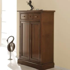 Wohnen Kommoden|Flurkommoden*Vertiko Kommode in Walnussfarben Antik - Istefanio