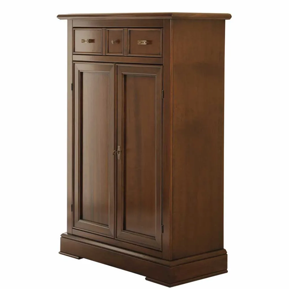 Wohnen Kommoden|Flurkommoden*Vertiko Kommode in Walnussfarben Antik - Istefanio