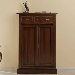 Wohnen Kommoden|Flurkommoden*Vertiko Kommode in Walnussfarben Antik - Istefanio