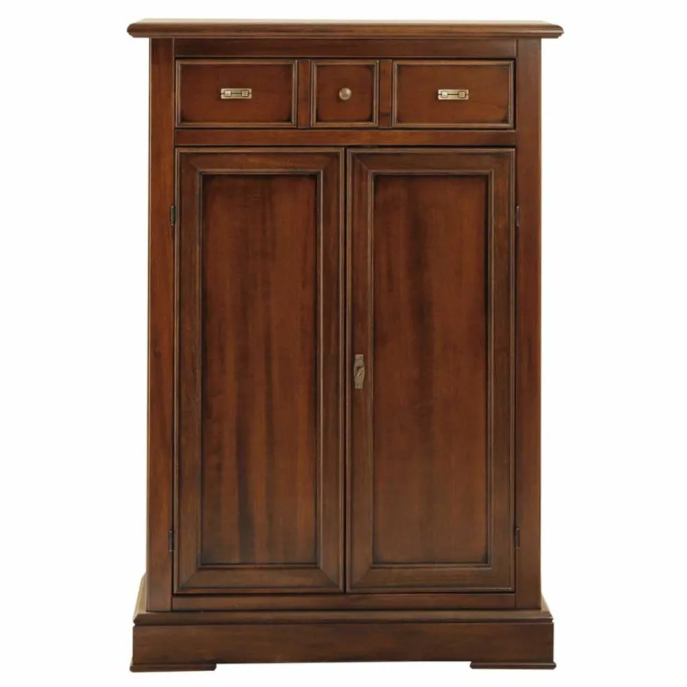 Wohnen Kommoden|Flurkommoden*Vertiko Kommode in Walnussfarben Antik - Istefanio