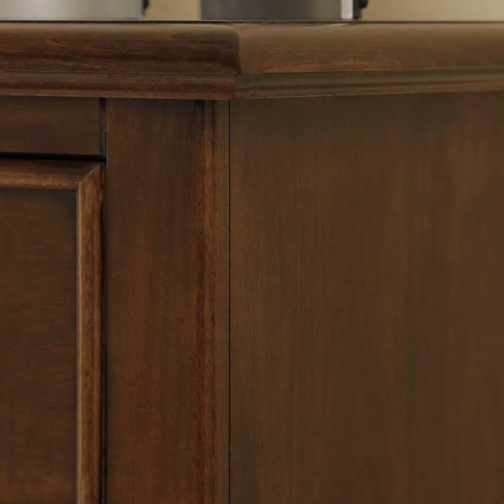 Wohnen Kommoden|Flurkommoden*Vertiko Kommode in Walnussfarben Antik - Istefanio