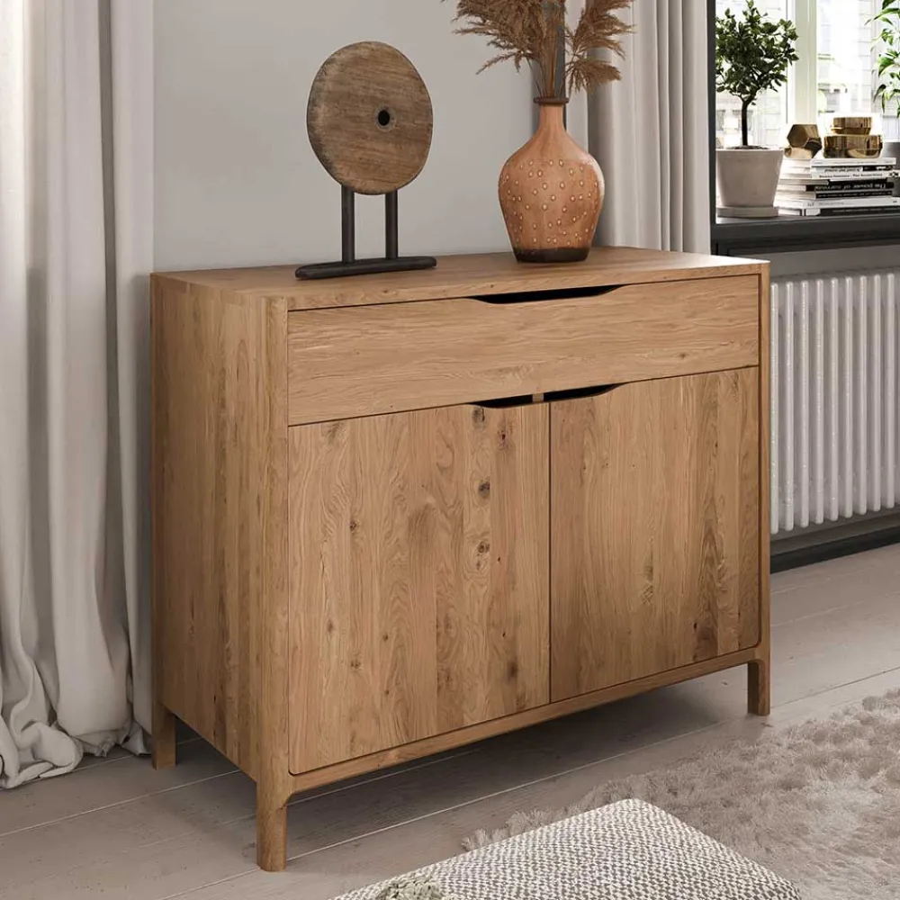 Wohnen Vertiko Style Kommode aus Wildeiche - Laida