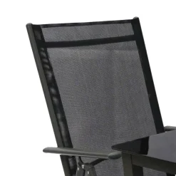 Wohnen Vier Hochlehner & Gartentisch Set - Cadiz (fünfteilig)